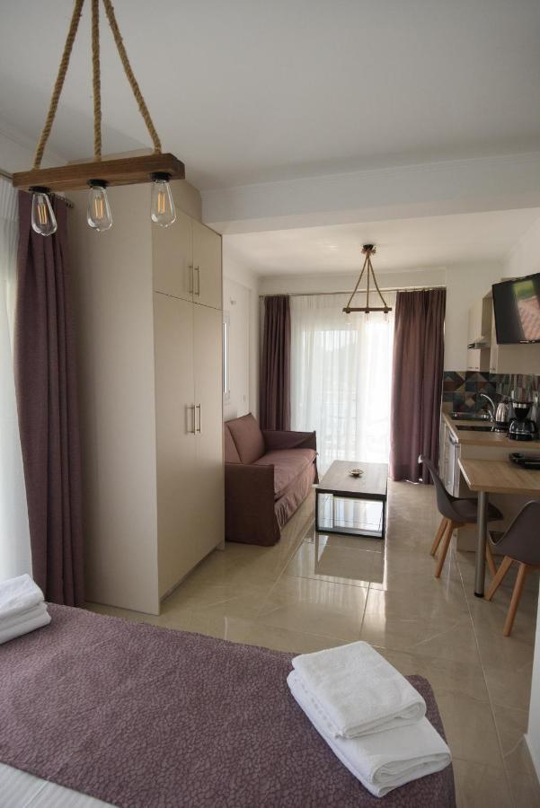 Golden Sand Ammoudia Ngoại thất bức ảnh